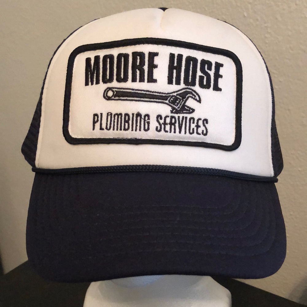 NOVELTY Moore Hose Plumbing Services Embroidered Men's Baseball Cap Snapback